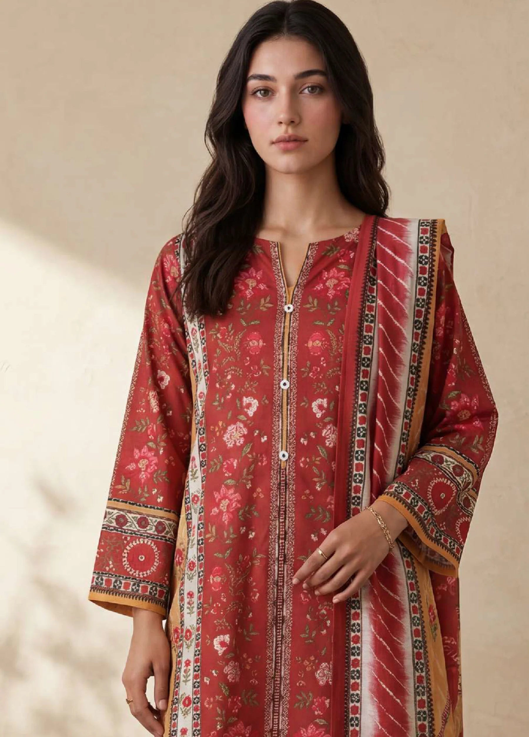 Zellbury Women Ready to Wear Printed Lawn 3 Piece Suit | ZB26RLC WPS2632693
