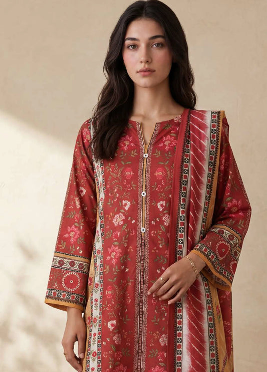 Zellbury Women Ready to Wear Printed Lawn 3 Piece Suit | ZB26RLC WPS2632693