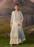Divani by Daria Unstitched Embroidered Chiffon 4 Piece Suit | DA-122 5-WHITE