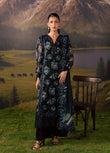 Divani by Daria Unstitched Embroidered Chiffon 4 Piece Suit | DA-123 6-BLACK