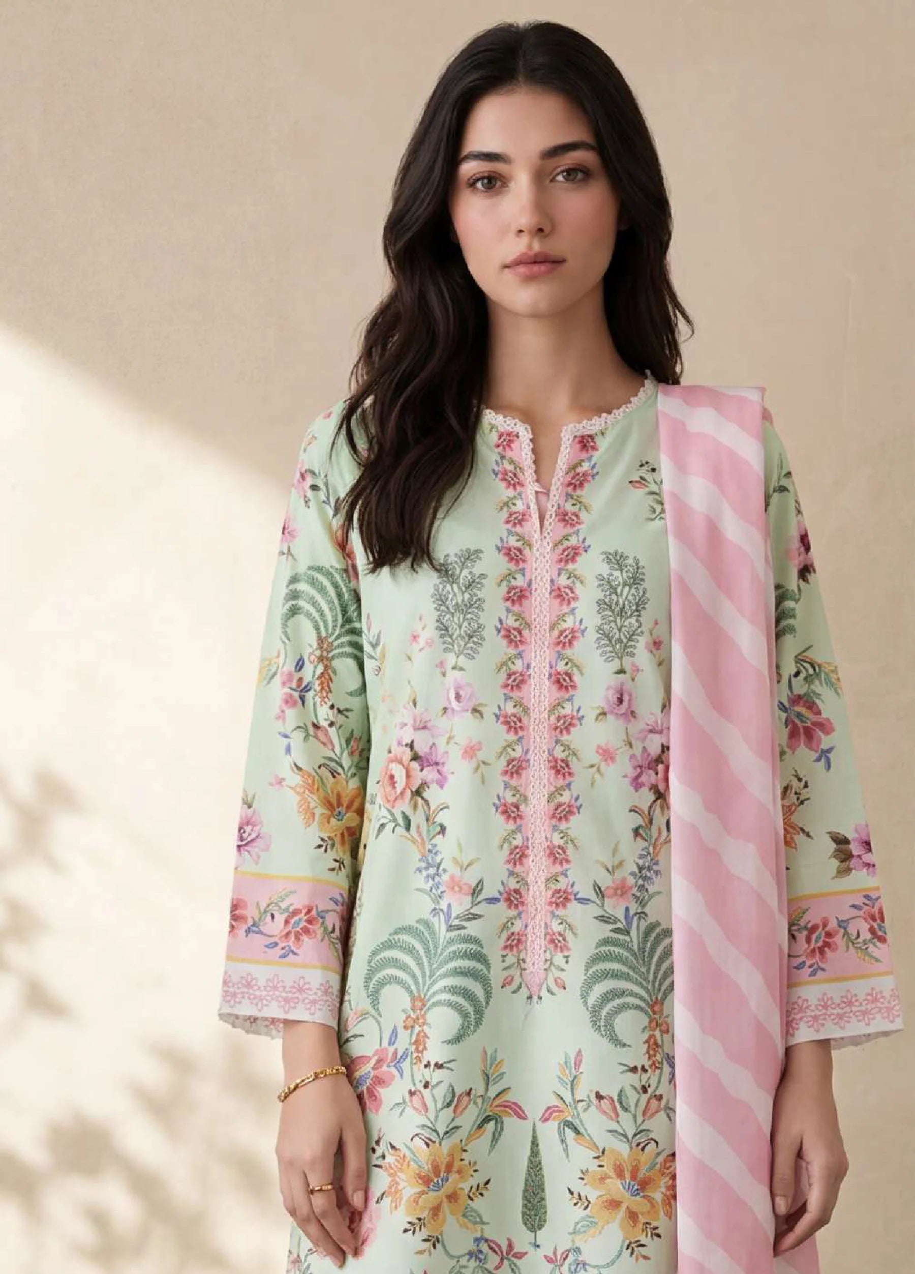 Zellbury Women Ready to Wear Printed Lawn 3 Piece Suit | ZB26RLC WPS2632702