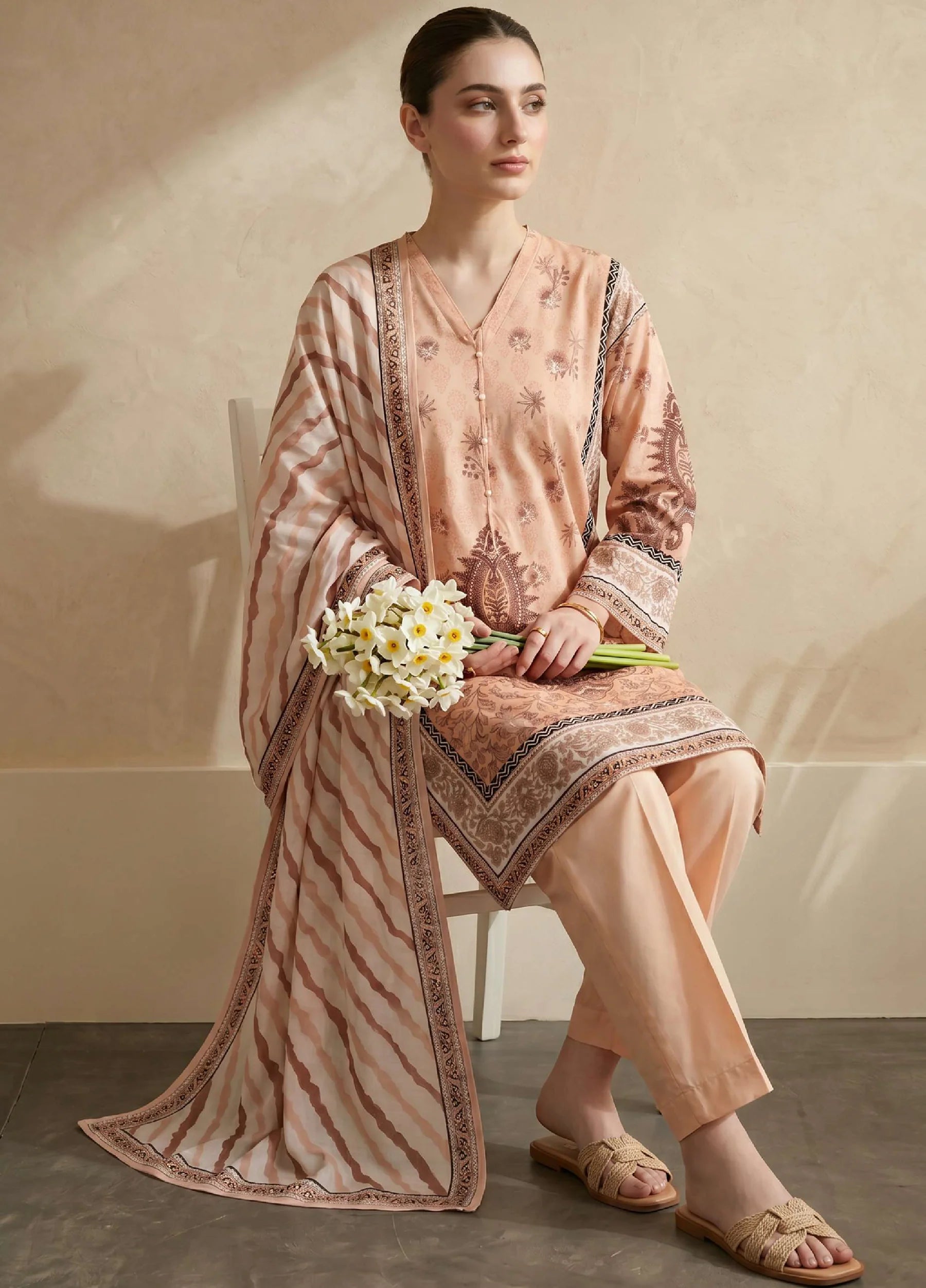 Zellbury Women Ready to Wear Printed Lawn 3 Piece Suit | ZB26RLC WPS2632696