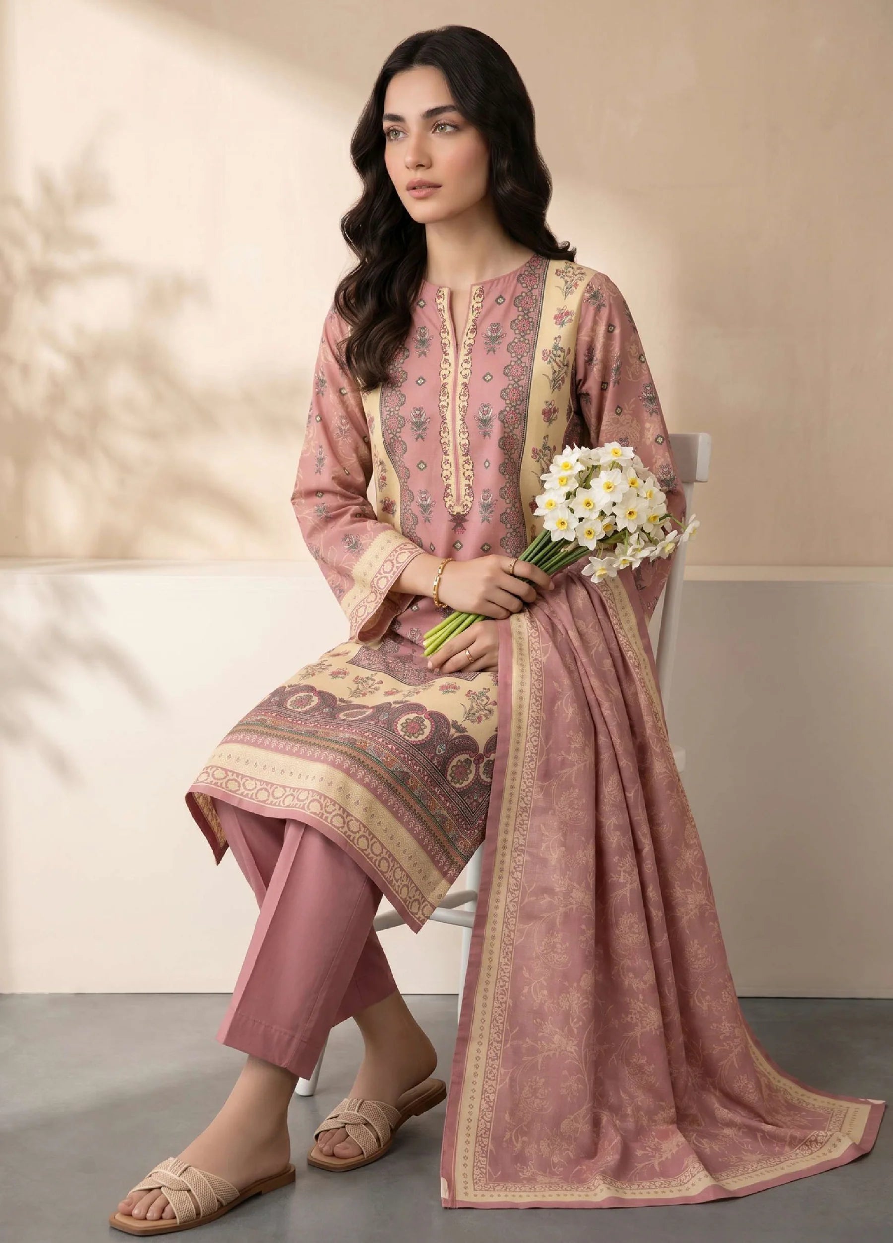 Zellbury Women Ready to Wear Printed Lawn 3 Piece Suit | ZB26RLC WPS2632688