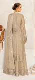 Ramsha WA-449 (WB-449) – Elegant Beige Embroidered Chiffon 3-Piece Suite