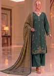 Bin Saeed 3 Piece Embroidered Stitched Khaddar KD-26