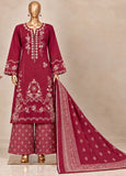 Bin Saeed 3 Piece Embroidered Stitched Khaddar KD-33