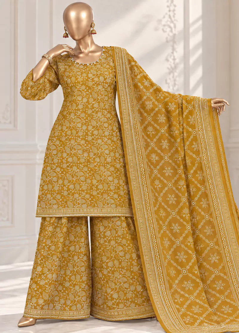 Bin-Saeed 3 Piece Printed Stitched Khaddar | KD-04
