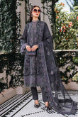 3 Piece Unstitched Embroidered Velvet Suit - MARIA.B