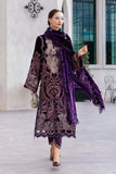 3 Piece Unstitched Embroidered Velvet Suit - MARIA.B