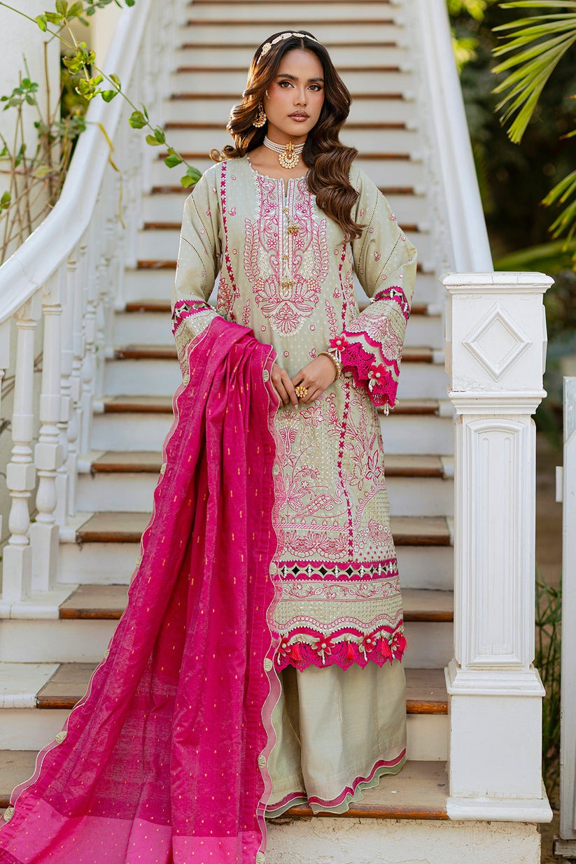 WULC26E34213 | ZELLBURY Embroidered Shirt Shalwar Dupatta