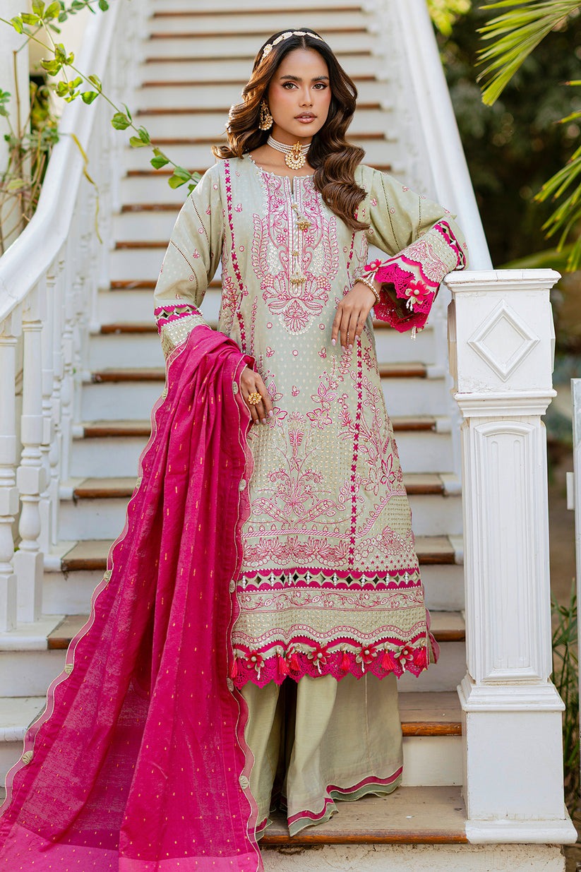 WULC26E34213 | ZELLBURY Embroidered Shirt Shalwar Dupatta