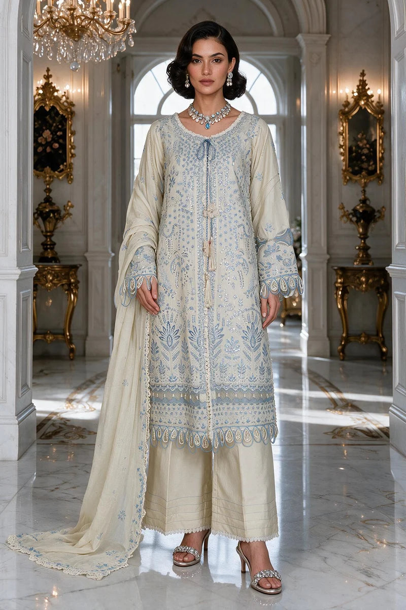 Zellbury | Embroidered Shirt Shalwar Dupatta - 4220