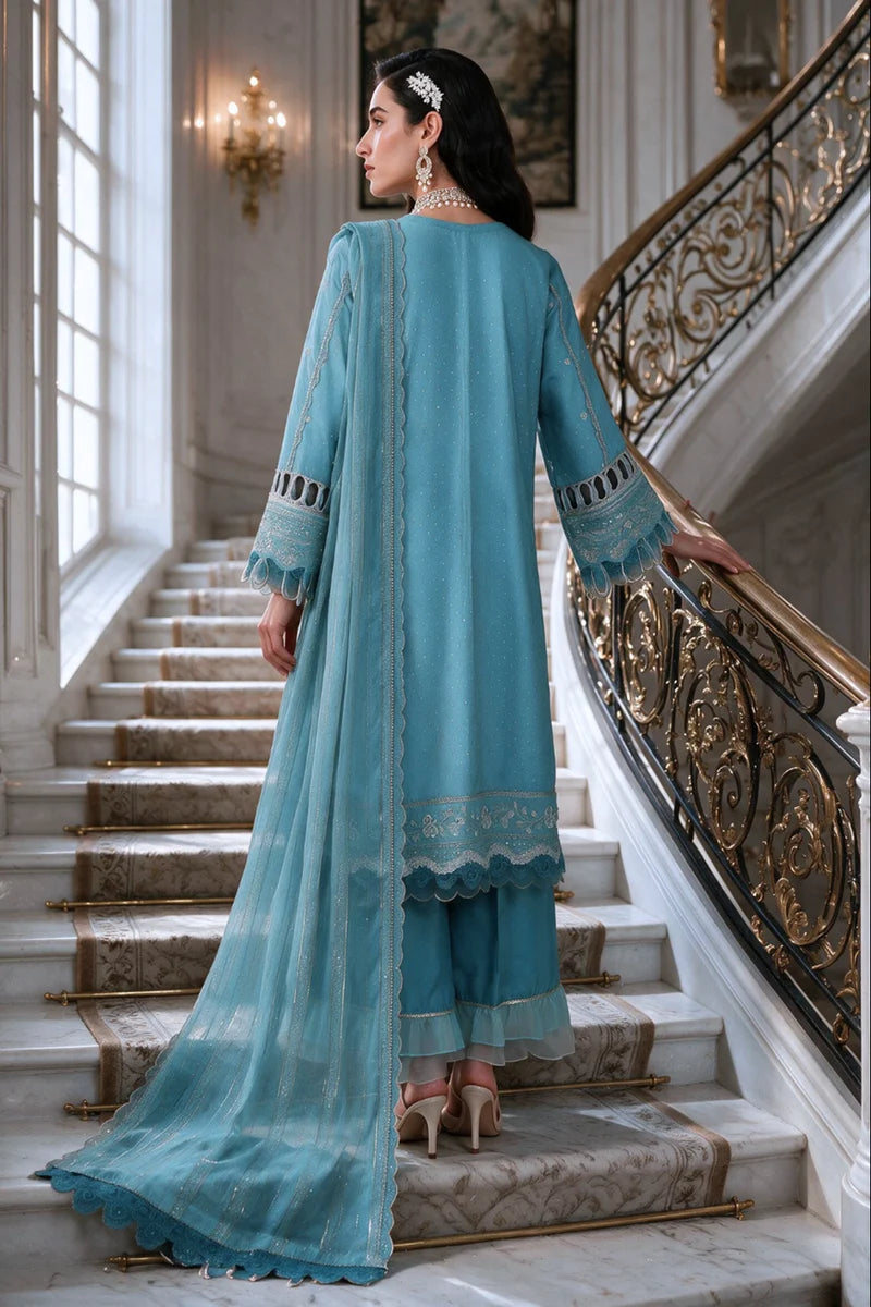 Zellbury | Embroidered Shirt Shalwar Dupatta - 4222