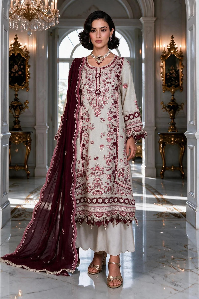 Zellbury | Embroidered Shirt Shalwar Dupatta - 4223