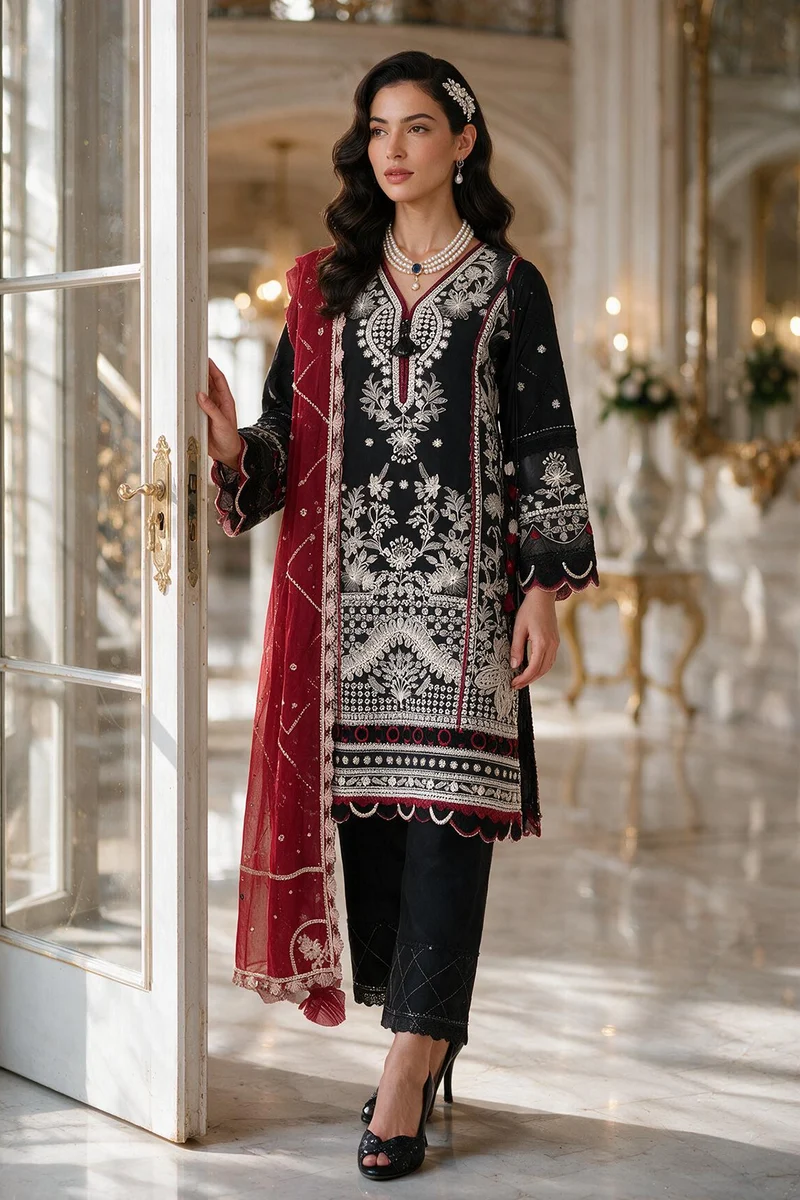 Zellbury | Embroidered Shirt Shalwar Dupatta - 4230