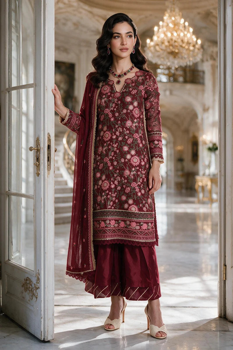 Zellbury | Embroidered Shirt Shalwar Dupatta - 4231