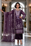 Zellbury | Embroidered Shirt Shalwar Dupatta - 4232