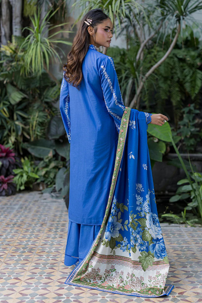 Zellbury - Embroidered Chikankari Shirt Shalwar Dupatta - 4079