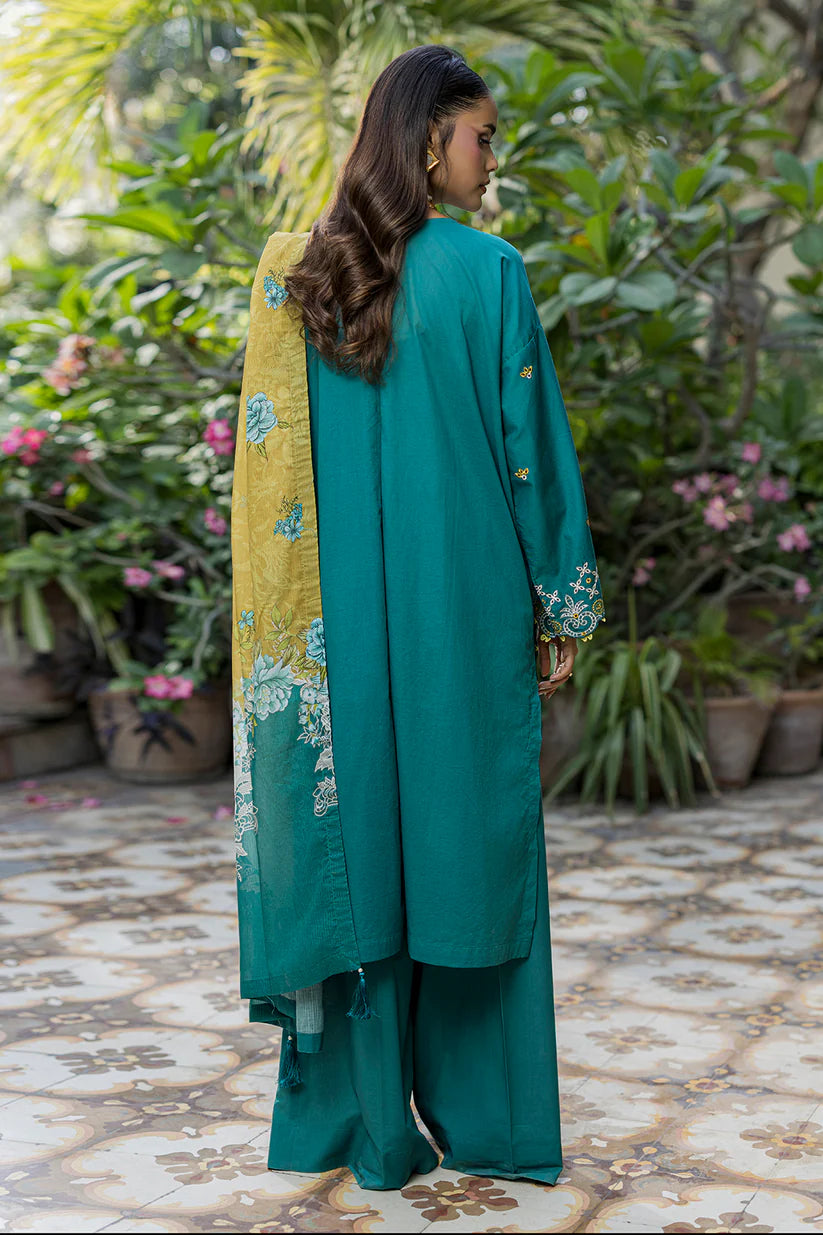 Zellbury - Embroidered Chikankari Shirt Shalwar Dupatta - 4083