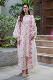 Zellbury - Embroidered Chikankari Shirt Shalwar Dupatta - 4096