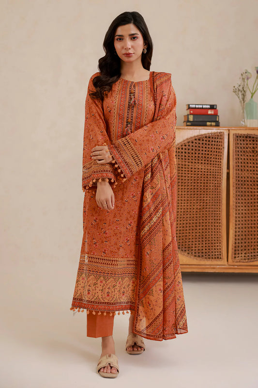 Zellbury | Shirt Shalwar Dupatta - 0881