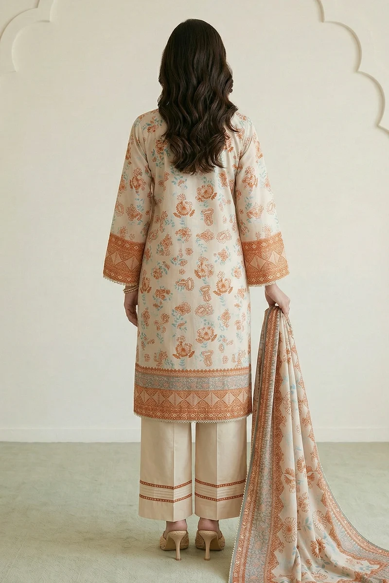 Zellbury | Shirt Shalwar Dupatta - 0944
