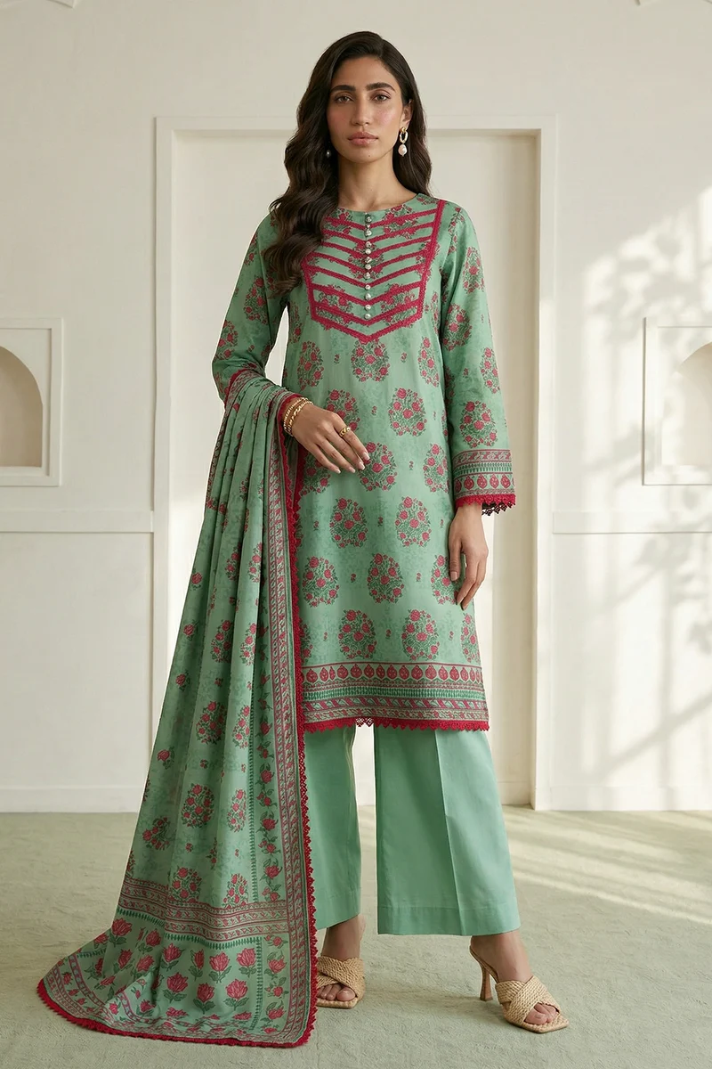 Zellbury | Shirt Shalwar Dupatta - 0946