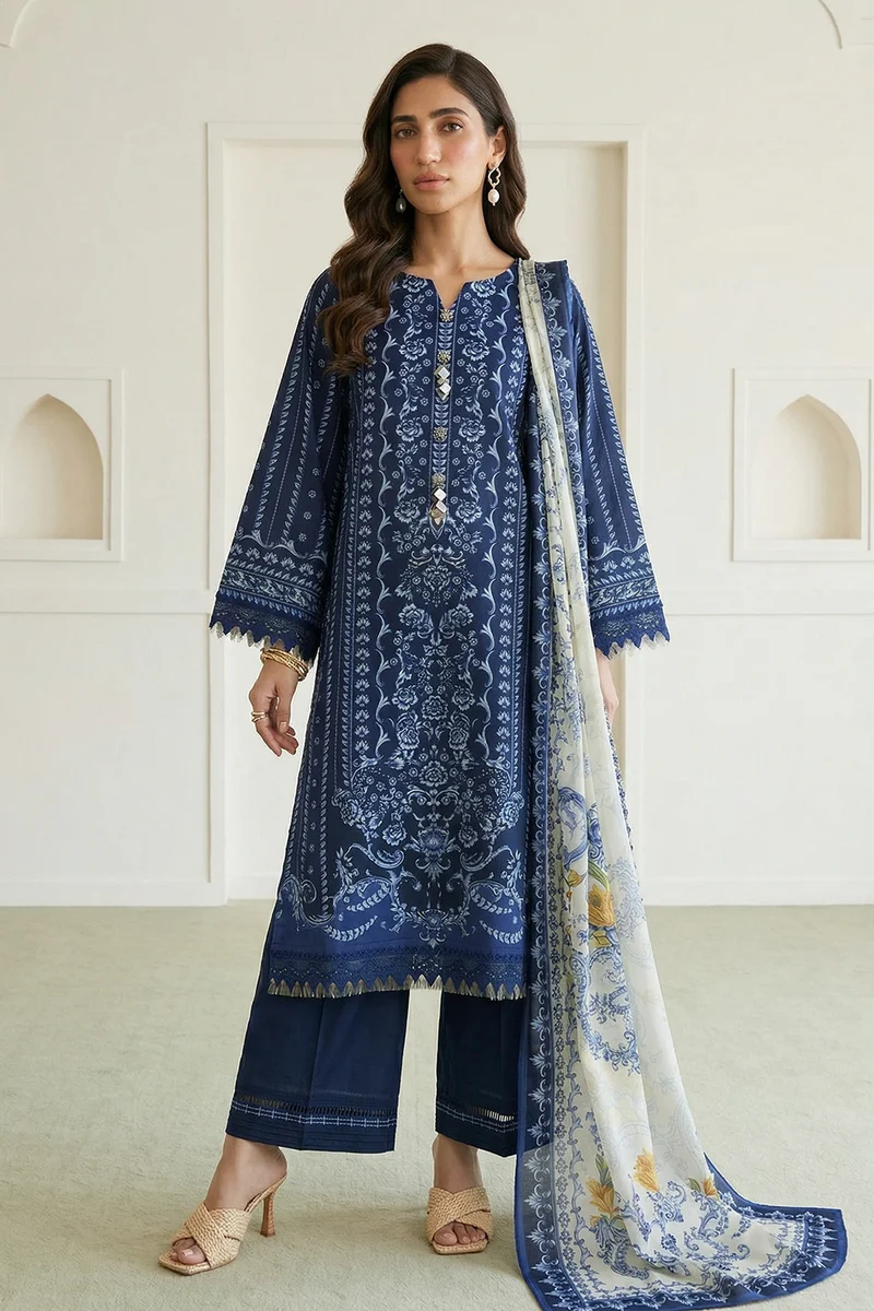 Zellbury | Shirt Shalwar Dupatta - 0948