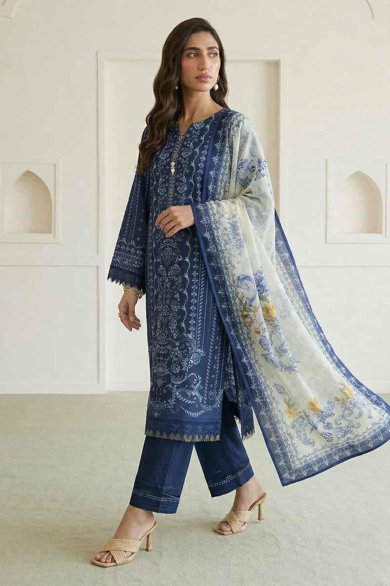 Zellbury | Shirt Shalwar Dupatta - 0948