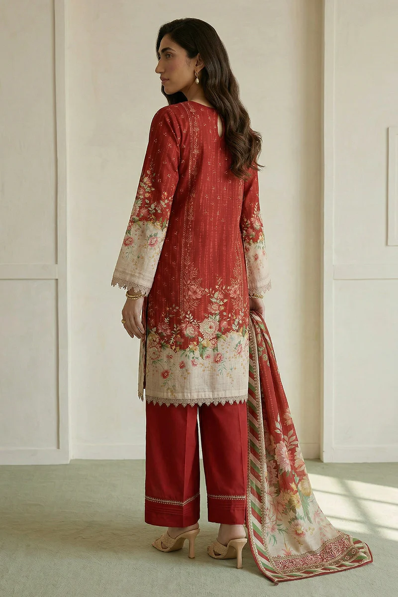 Zellbury | Shirt Shalwar Dupatta - WUS26X31006