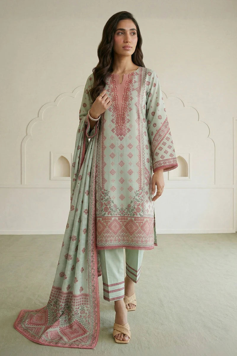 Zellbury | Shirt Shalwar Dupatta - WUS26X31008