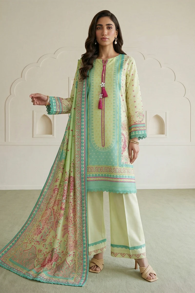 Zellbury | Shirt Shalwar Dupatta - 1014