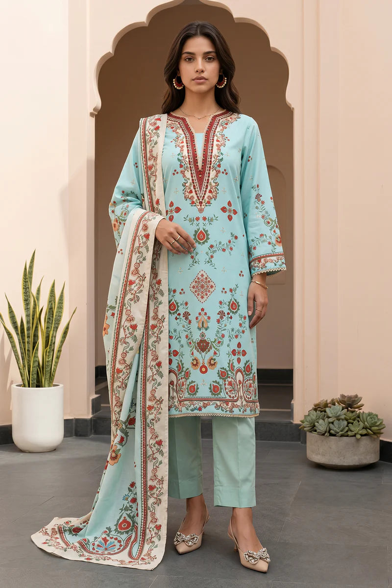 Zellbury | Shirt Shalwar Dupatta - WUS26X31022