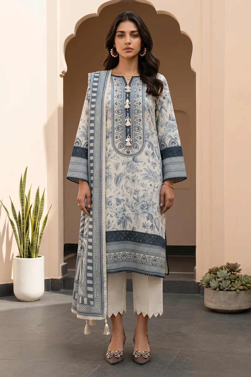 Zellbury | Shirt Shalwar Dupatta - 1087