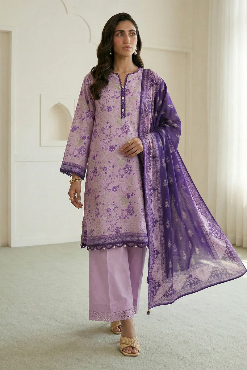 Zellbury | Shirt Shalwar Dupatta - 1136