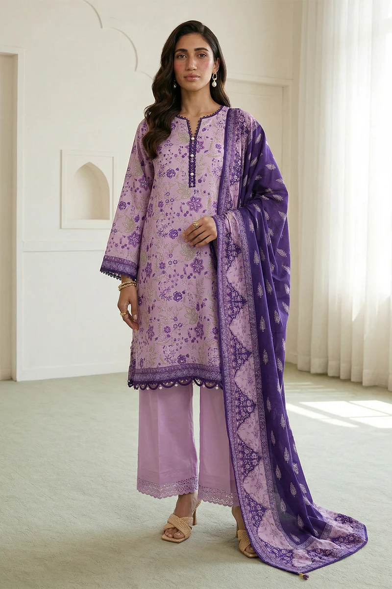 Zellbury | Shirt Shalwar Dupatta - 1136