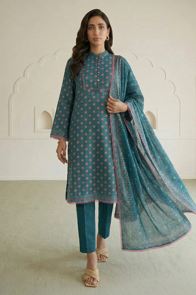 Zellbury | Shirt Shalwar Dupatta - 1138