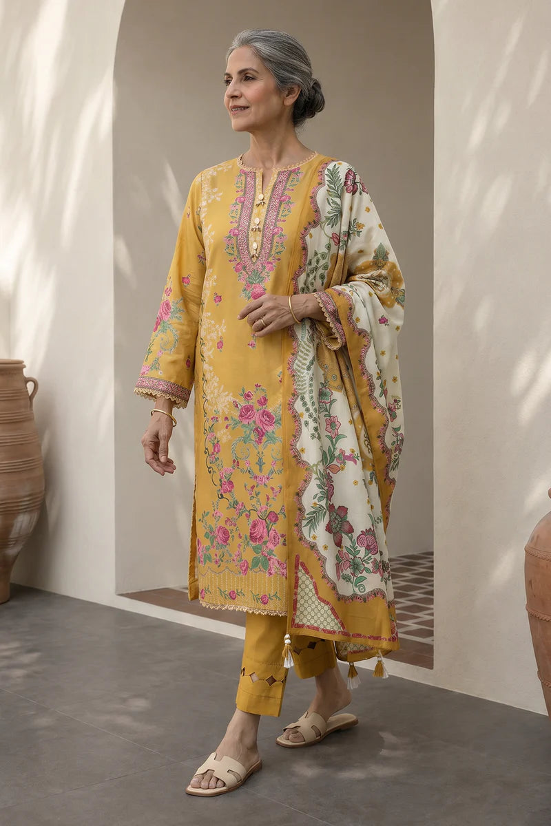 Zellbury | Shirt Shalwar Dupatta - 8008