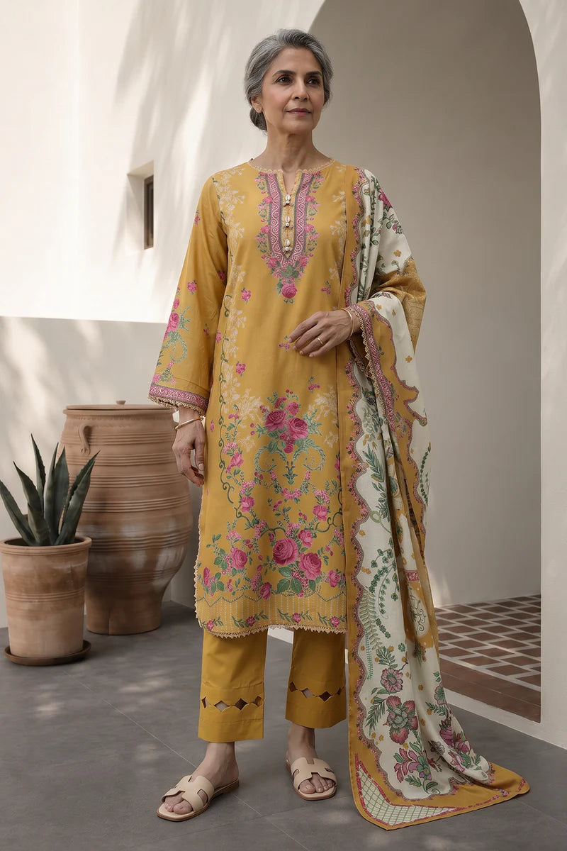 Zellbury | Shirt Shalwar Dupatta - 8008