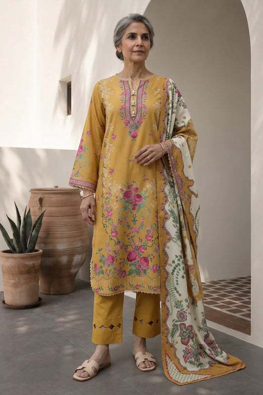 Zellbury | Shirt Shalwar Dupatta - 8008