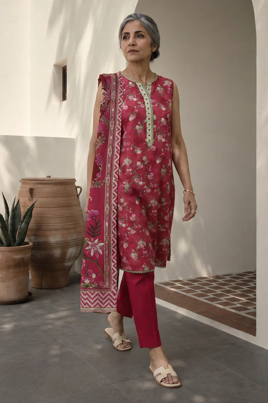 Zellbury | Shirt Shalwar Dupatta - 8012