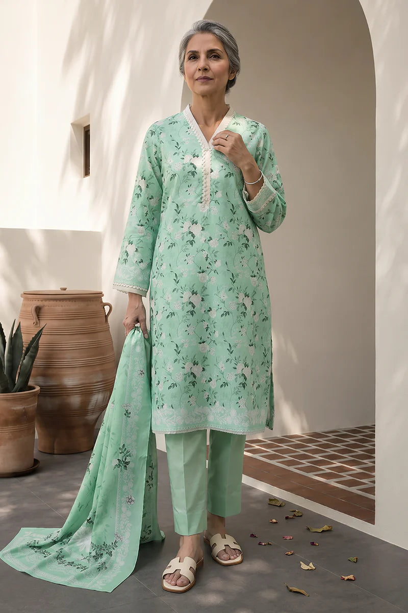 Zellbury | Shirt Shalwar Dupatta - 8013
