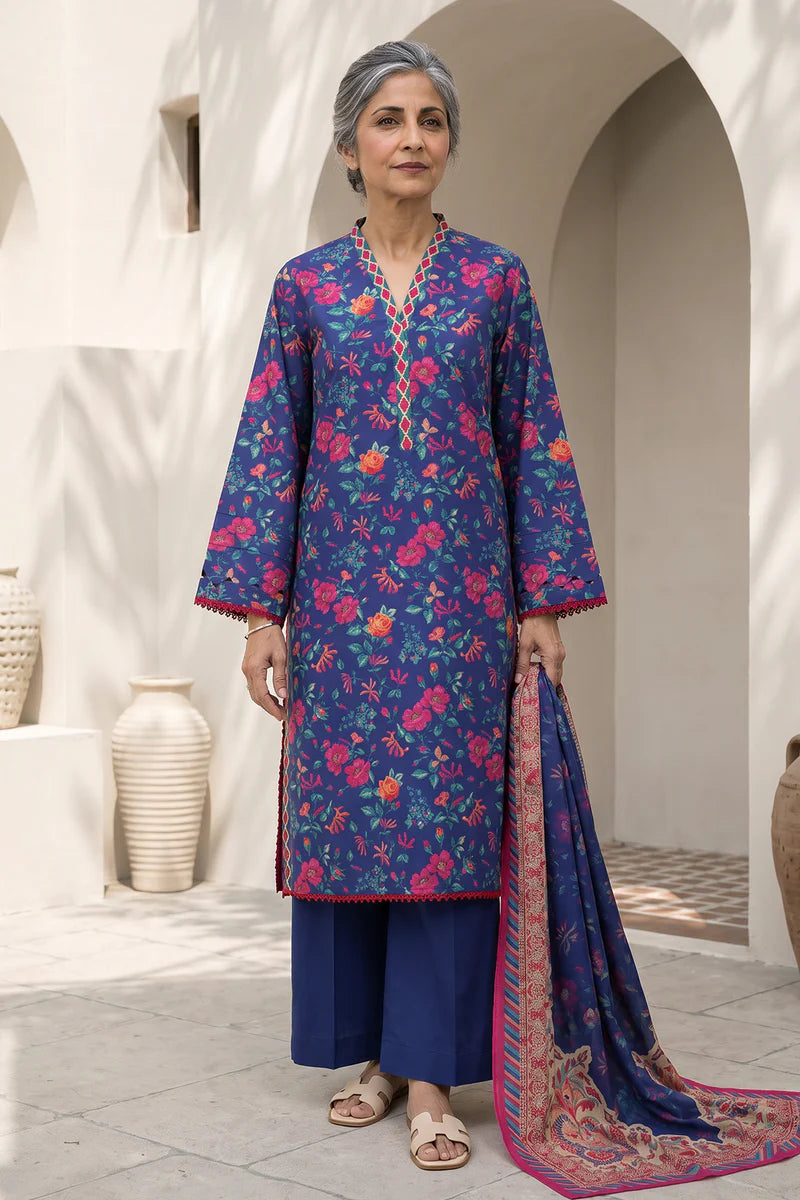 Zellbury | Shirt Shalwar Dupatta - 8014