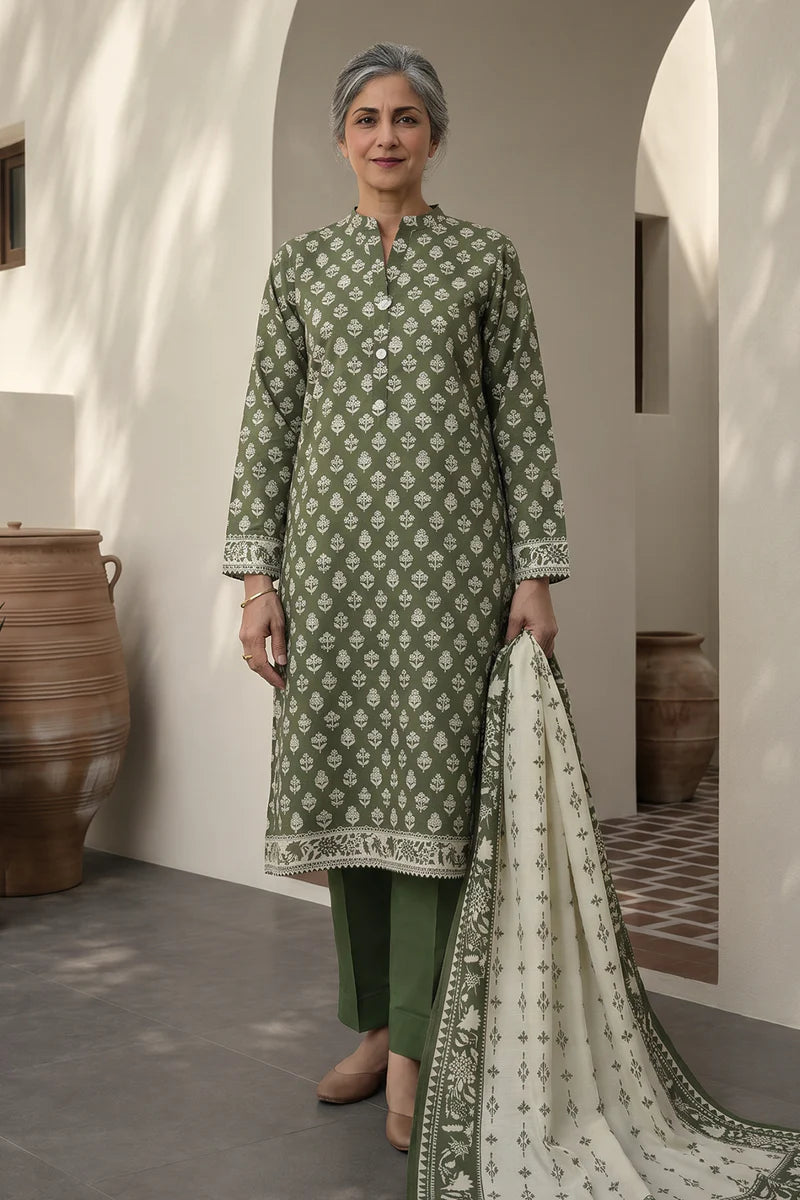 Zellbury | Shirt Shalwar Dupatta - 8015