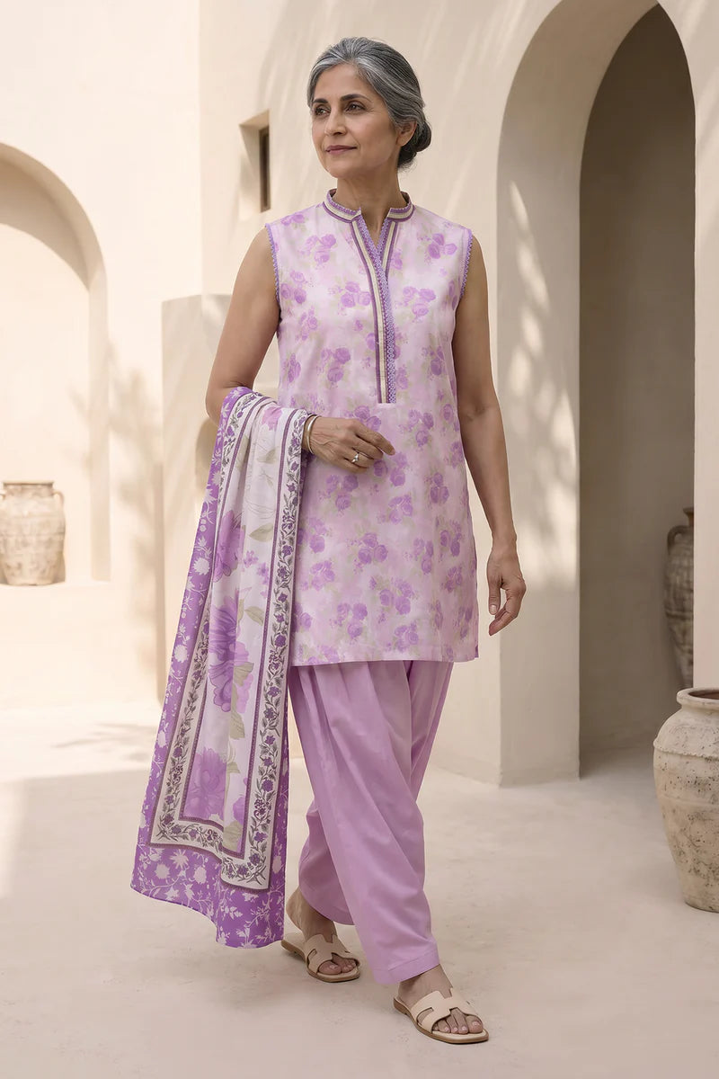 Zellbury | Shirt Shalwar Dupatta - 8018