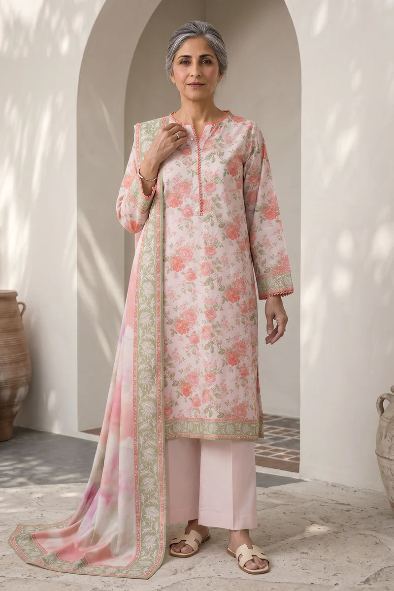 Zellbury | Shirt Shalwar Dupatta - 8019