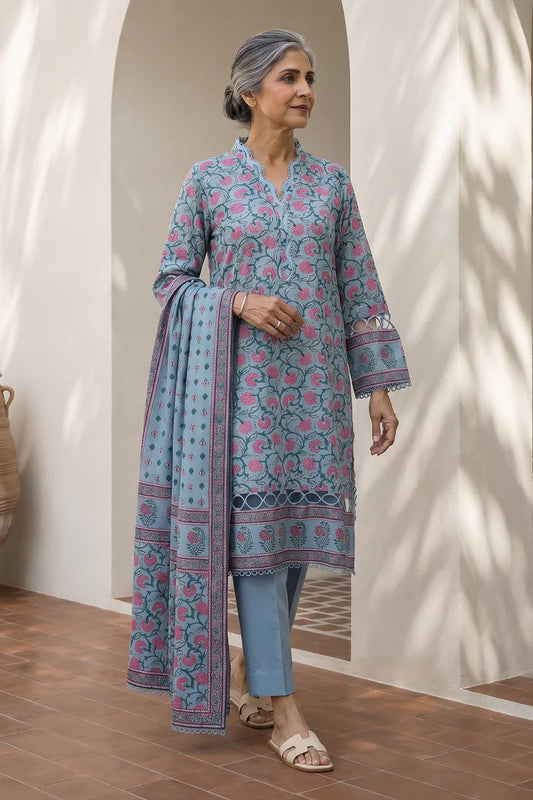Zellbury | Shirt Shalwar Dupatta - 8022