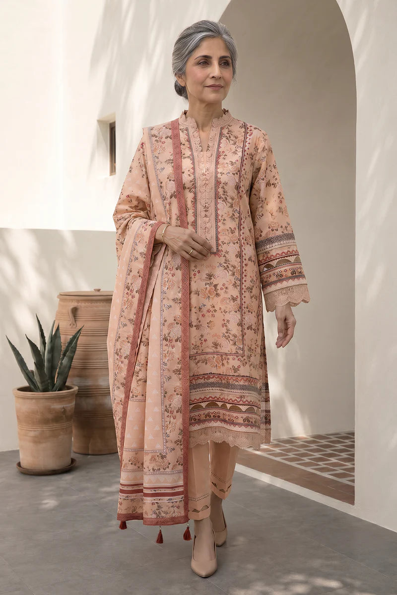 Zellbury | Shirt Shalwar Dupatta - 8023