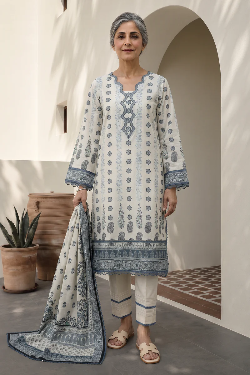 Zellbury | Shirt Shalwar Dupatta - 8030