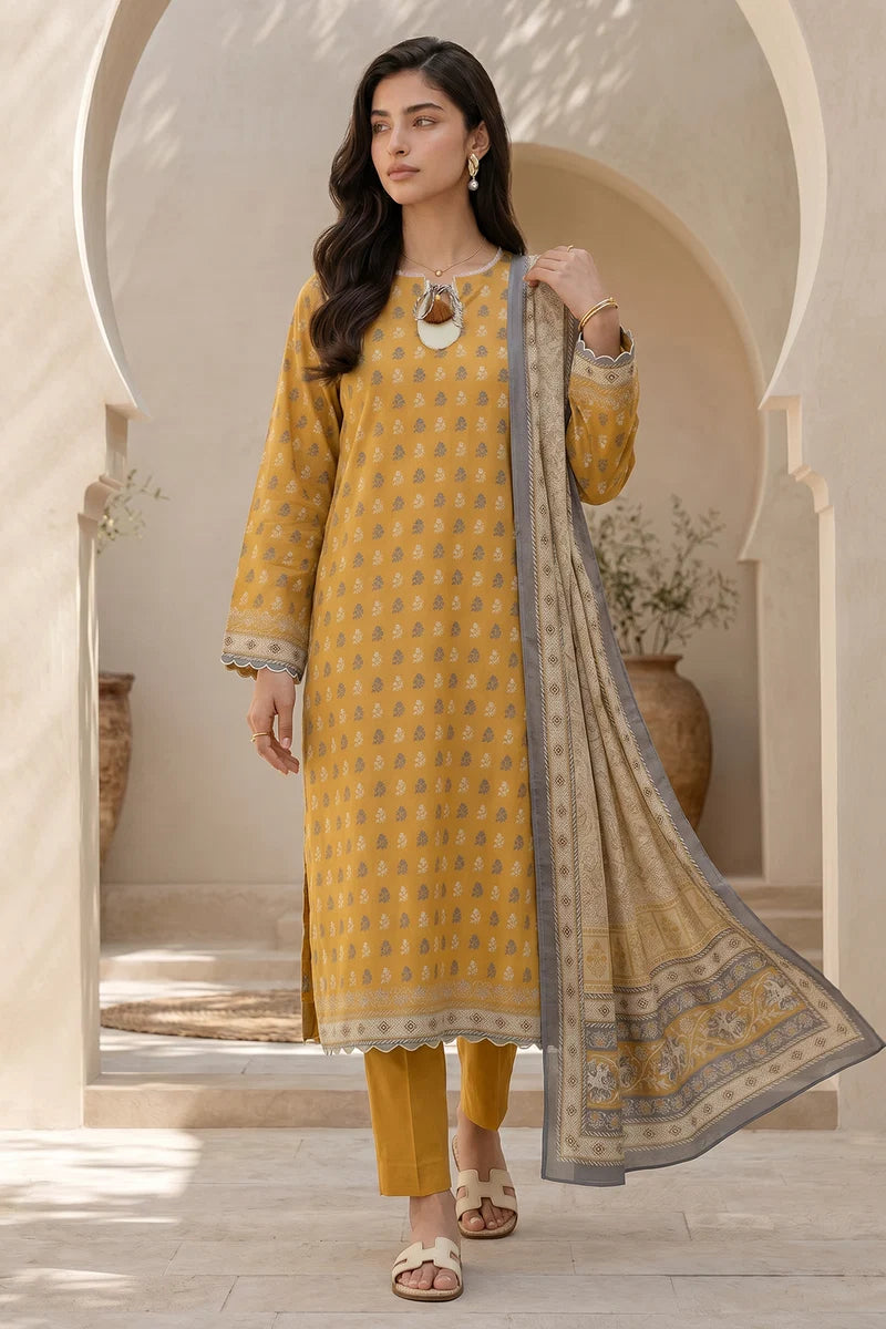 Zellbury | Shirt Shalwar Dupatta - 8062
